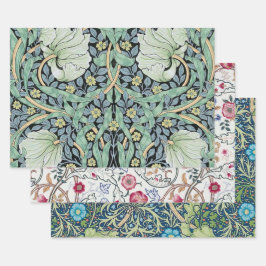 Feuille De Papier Cadeau William Morris, modèle floral