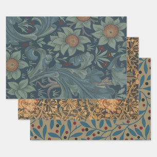Feuille De Papier Cadeau William Morris Orchard Art Motif