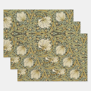 Feuille De Papier Cadeau William Morris Pimpernel Vintage Pré-Raphaelite
