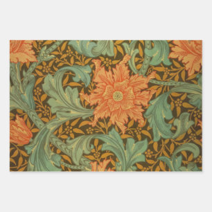 Feuille De Papier Cadeau William Morris Single Stem Pattern
