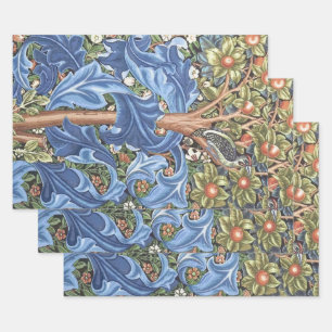 Feuille De Papier Cadeau William Morris Woodpecker Tapestry