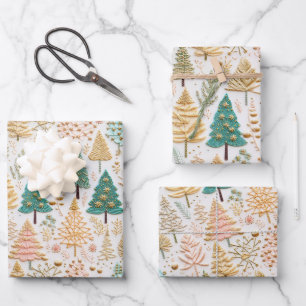 Feuille De Papier Cadeau Winter Wonderland Girl Anniversaire