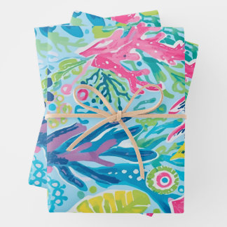 Feuille De Papier Cadeau Wrapping paper in stylish graphic