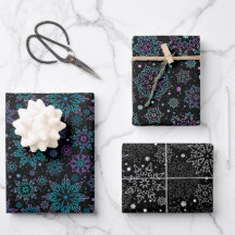 Wrapping paper "Snowflakes"