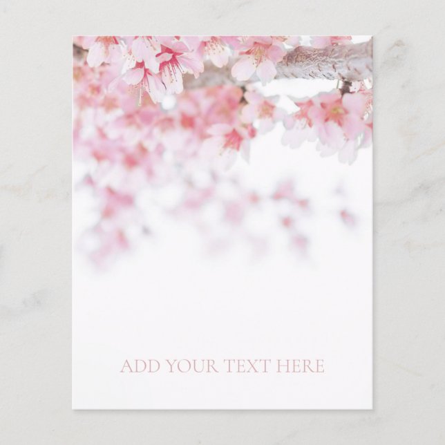 FEUILLE DE PAPIER : CHERRY BLOSSOM (Devant)