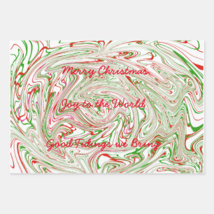 Feuille de papier de déviation de Noël