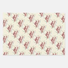 Feuille de papier de Noël Mele Kalikimaka Hawaii