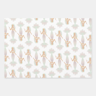 Feuille de papier d'enveloppement de thème Pastel 
