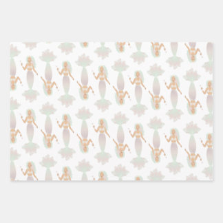 Feuille de papier d'enveloppement de thème Pastel 