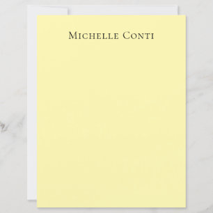 Feuille de papier élégant minimaliste couleur crèm