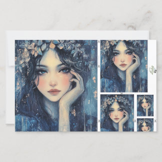 Feuille de papier Enchanteuse de la nymphe des boi