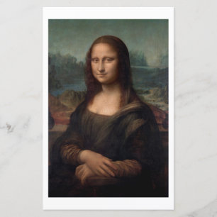 FEUILLE DE PAPIER : LEONARDO DA VINCI : MONA LISA