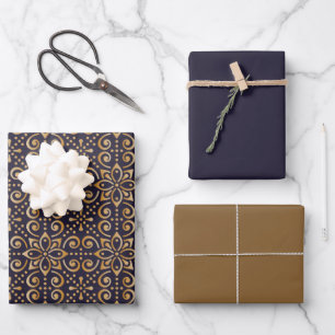 Feuille de papier pour Carré de marine et d'or Man