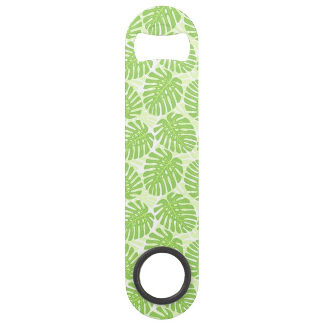 Feuille de plante tropicale - motif de Monstera (Devant)