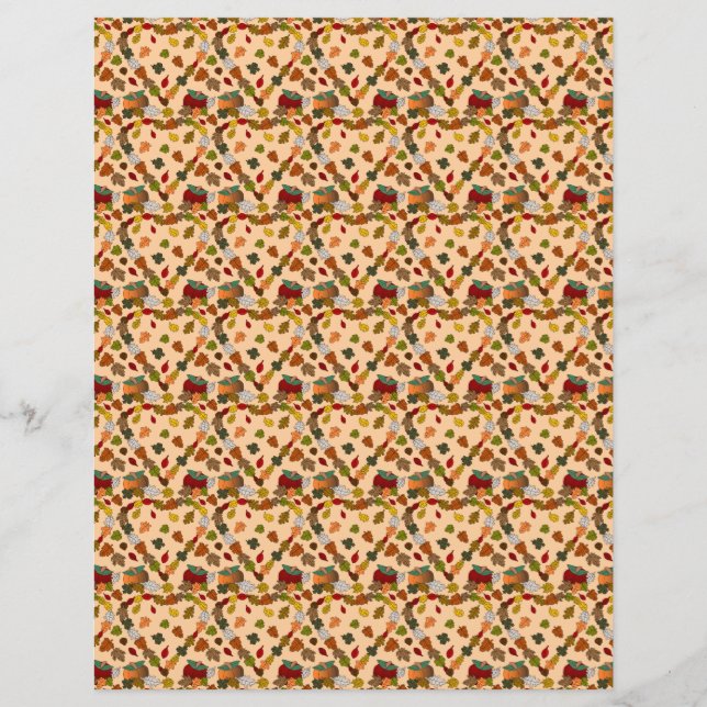 Feuille de scrapbooking Mariage Coeur Feuille en c (Devant)