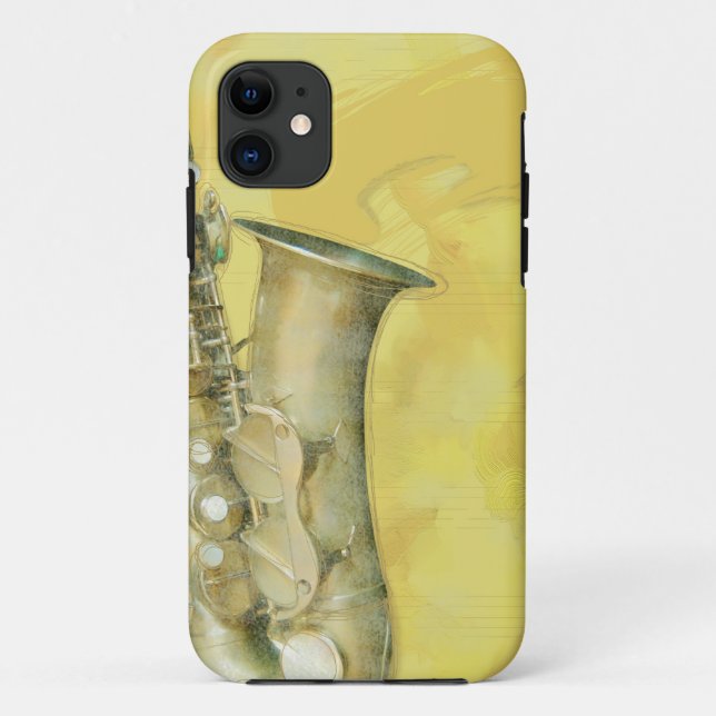 Feuille de son, coque iphone (Dos)