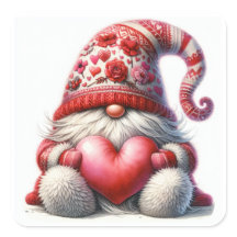 Feuille de stickers Gnome Love