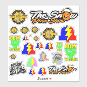 Feuille de Stickers PLA