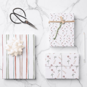 Feuille d'enveloppement de la flore corallienne   