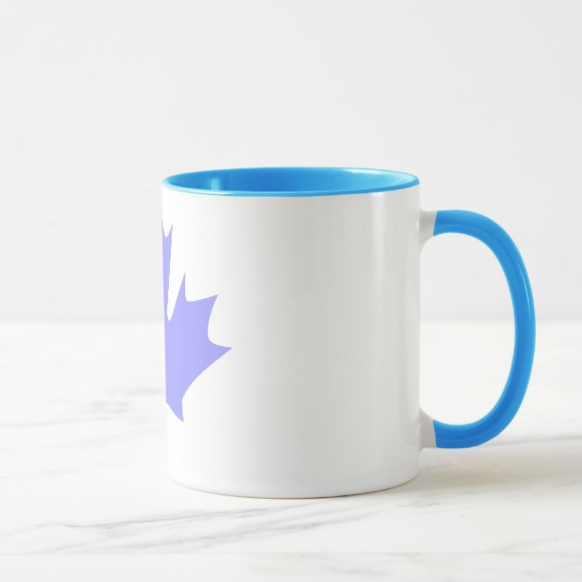 feuille d'érable colorée - tasses (Droite)