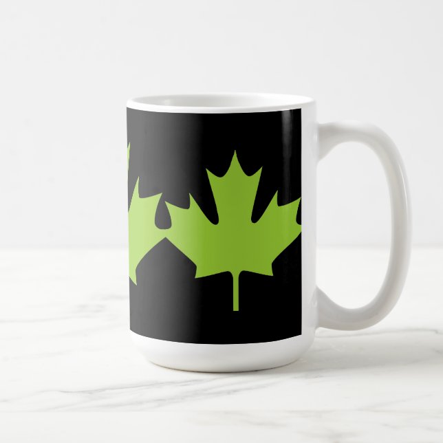 feuille d'érable colorée - tasses (Droite)