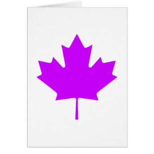 Feuille d'érable PurpleTransp les cadeaux de