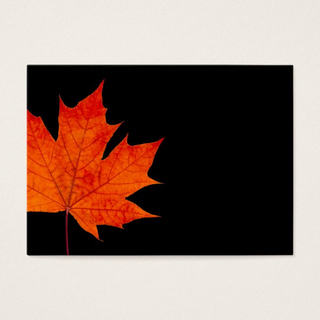 Feuille d'érable rouge (Devant)