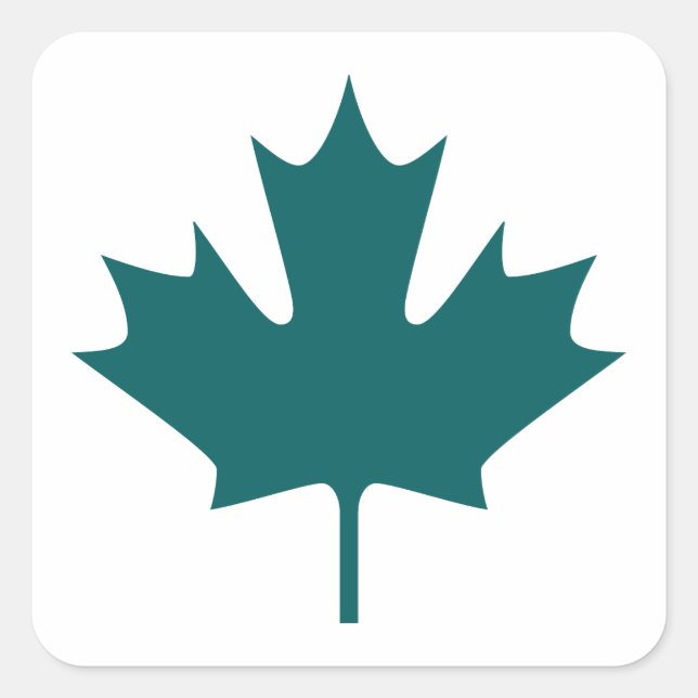 Feuille d'érable - Stickers (Devant)
