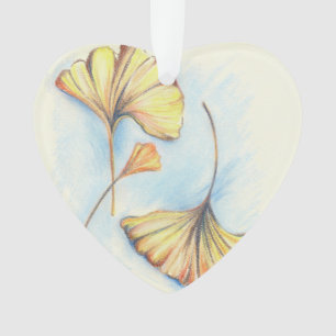 Feuille d'or de Ginkgo d'automne
