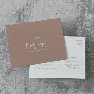 Feuille minimale   Carte postale RSVP Neutral Song