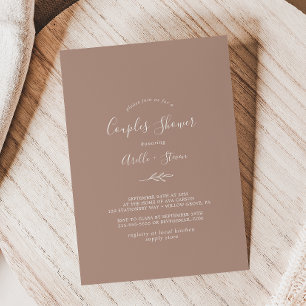 Feuille minimale   Couples neutres Invitation douc