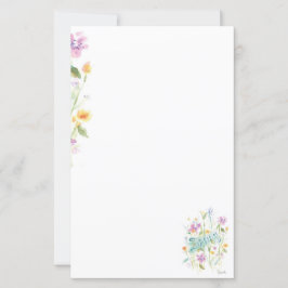 Feuille papier à lettres