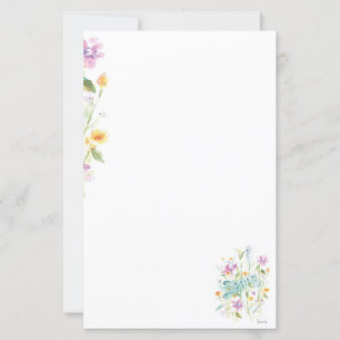 Feuille papier à lettres