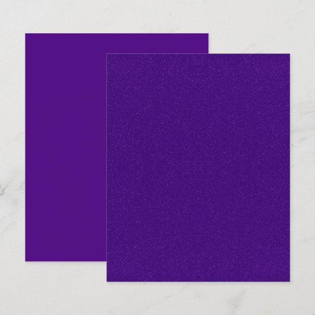 Feuille papier à Parties scintillant violet person (Devant / Derrière)
