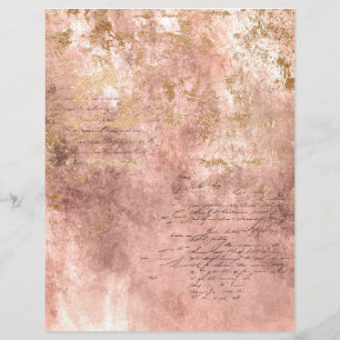 Feuille papier du cahier de papier du Rose Abstrai