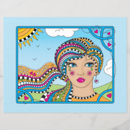 Feuille papier Kind_Flat 11 pouces x 8,5 pouces