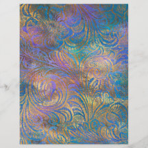 Feuille papier papier pour le bloc-notes Peacock A