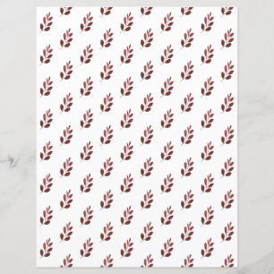 Feuille papier papier simple feuille bordeaux