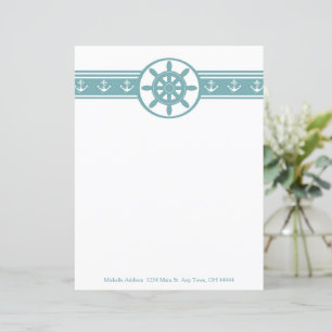 Feuille papier personnalisée pour les navires turq