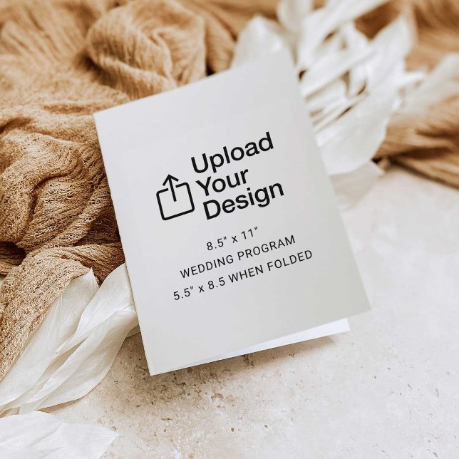 Feuille plat de 8,5 po x 11 po - Programmes de mar (Créateur téléchargé)