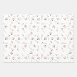 Feuille plat de papier Mariage musulman de recouvr