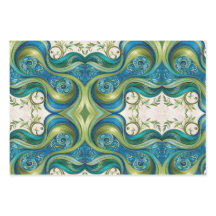 Feuille plat unique Motif de papier d'enveloppemen