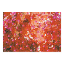 Feuille plat Valentine Reds Wrapper Papier Jeu de 