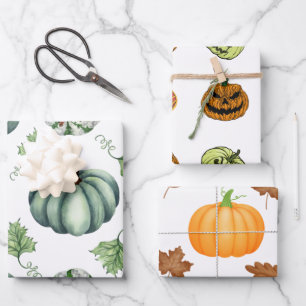 Feuille plate de papier d'enveloppement d'Hallowee