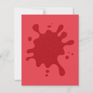 Feuille plate vibrante tomate-rouge - Personnalise