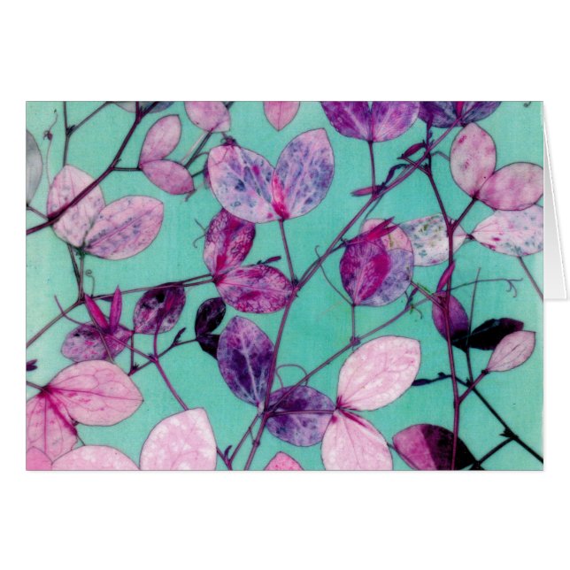 Feuille sauvage de pois doux (Devant horizontal)