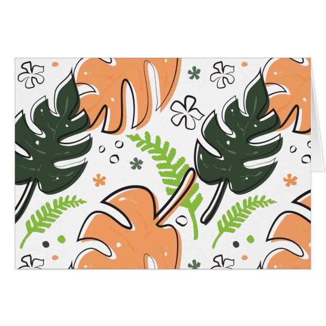 feuille tropical (Devant Horizontal)