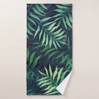 Feuille tropical de nuit