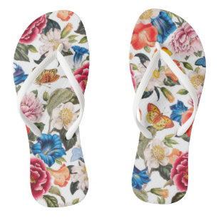 Feuilles à tongs à fleurs classiques