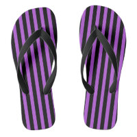 Feuilles à tongs violettes et noires
